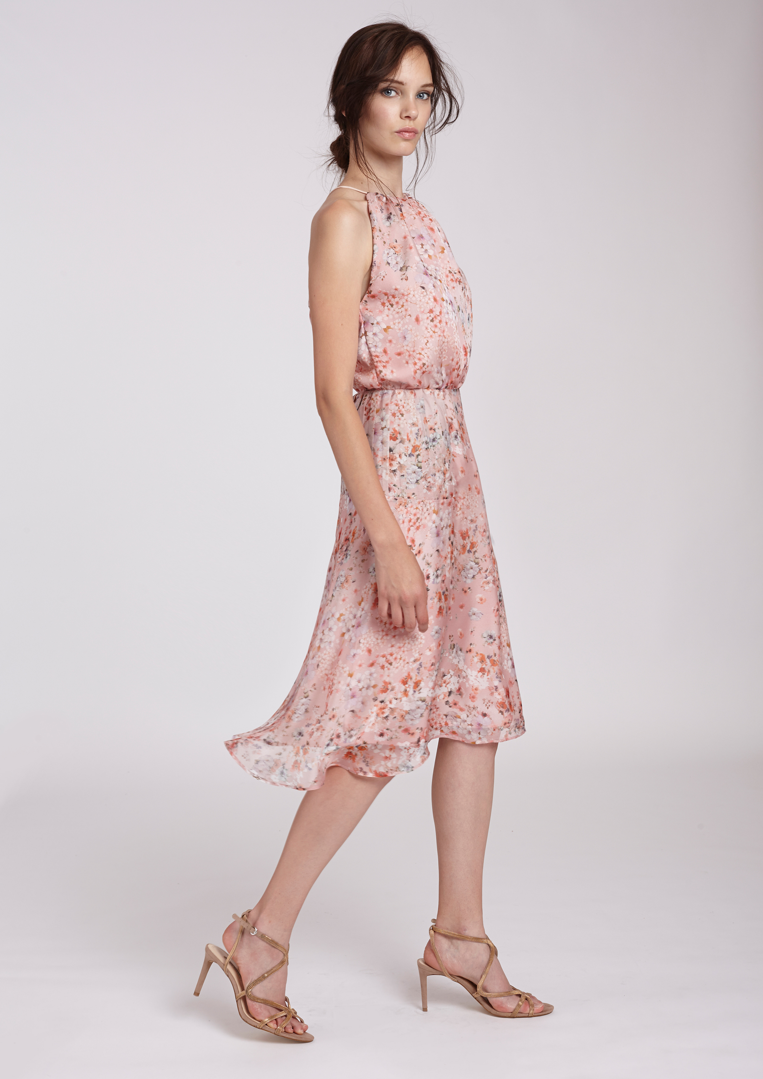 pink slik dress pink slik dress