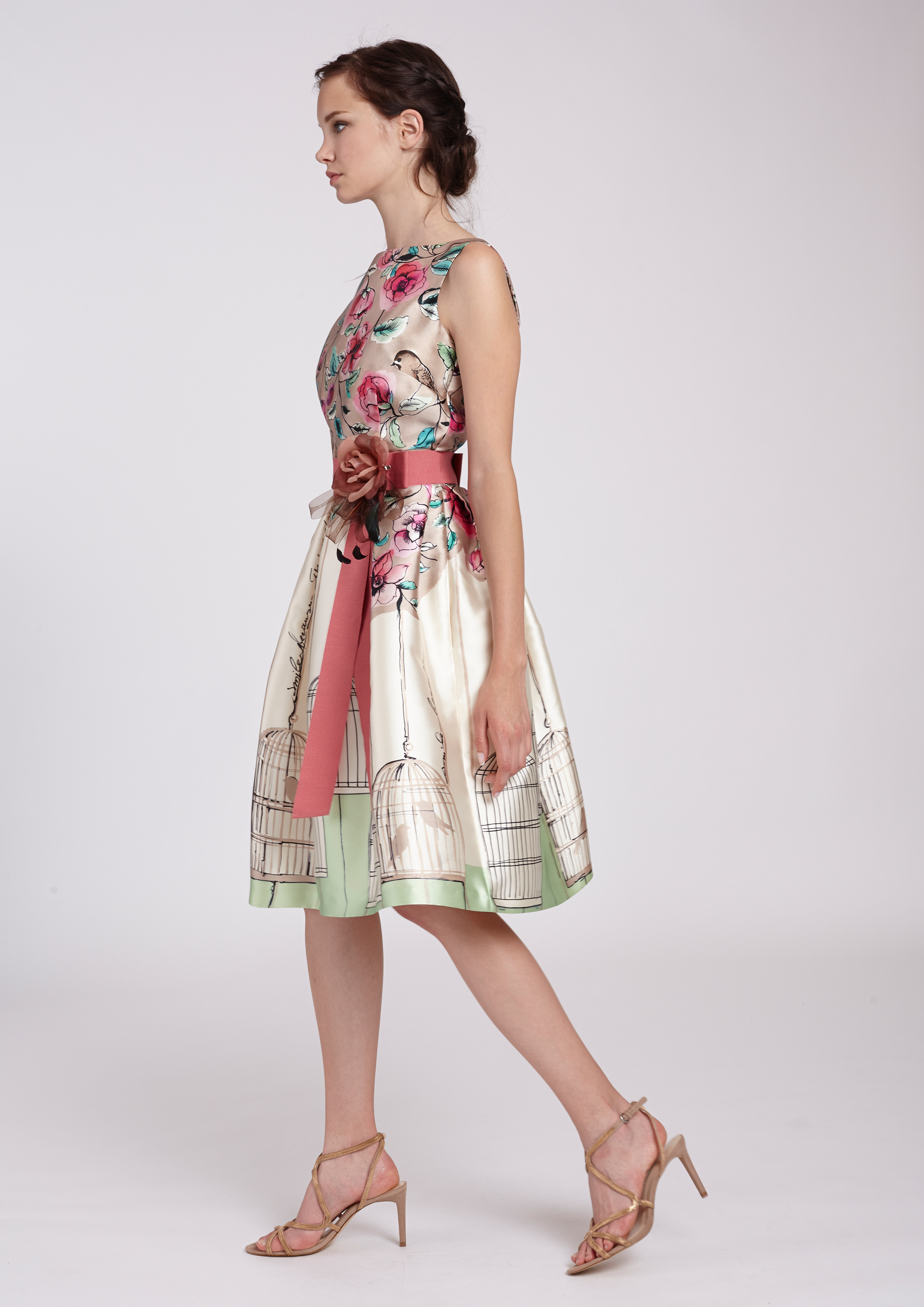 Printed cocktail dress