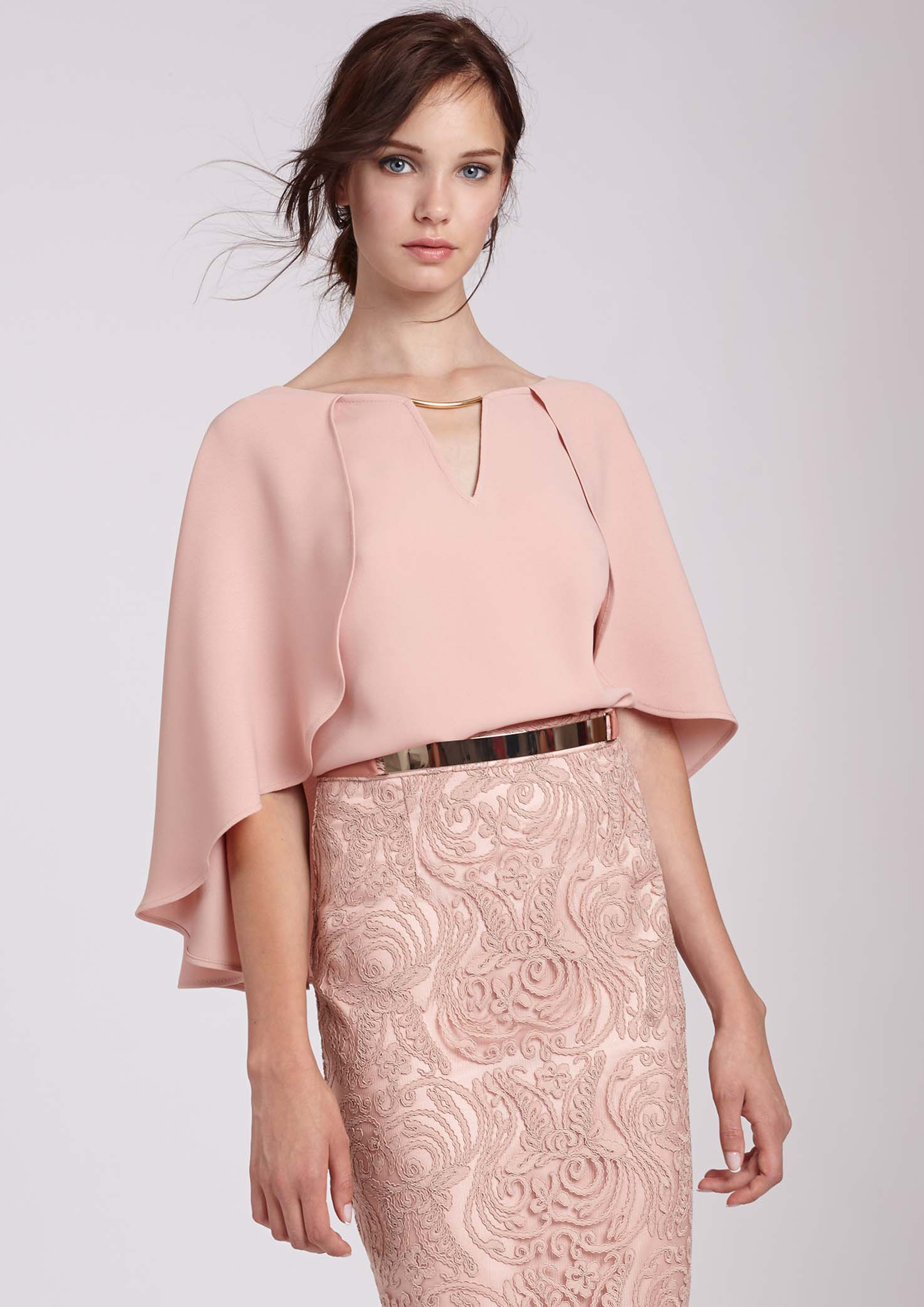 Pink Cape Top
