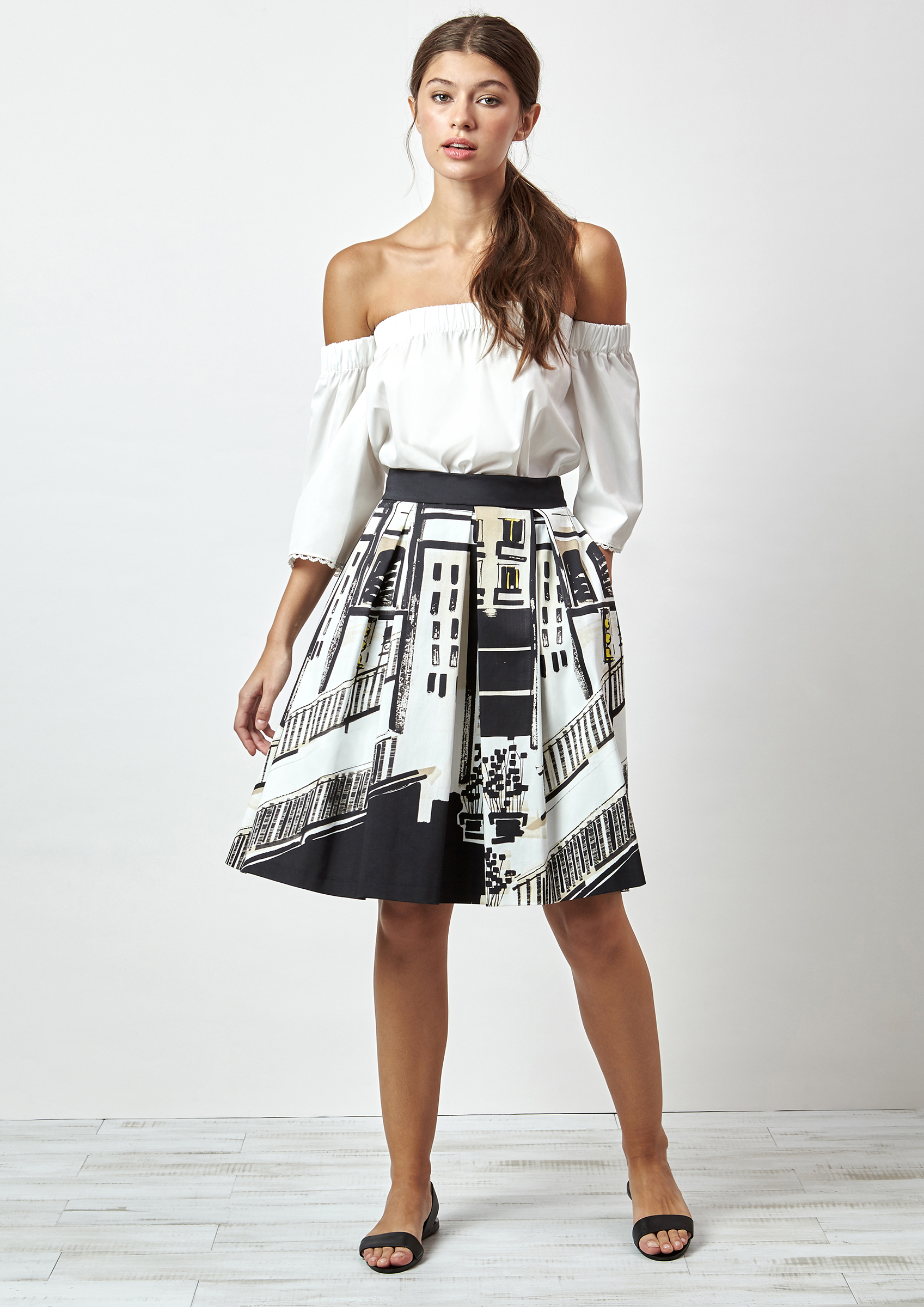 Printed Aline skirt