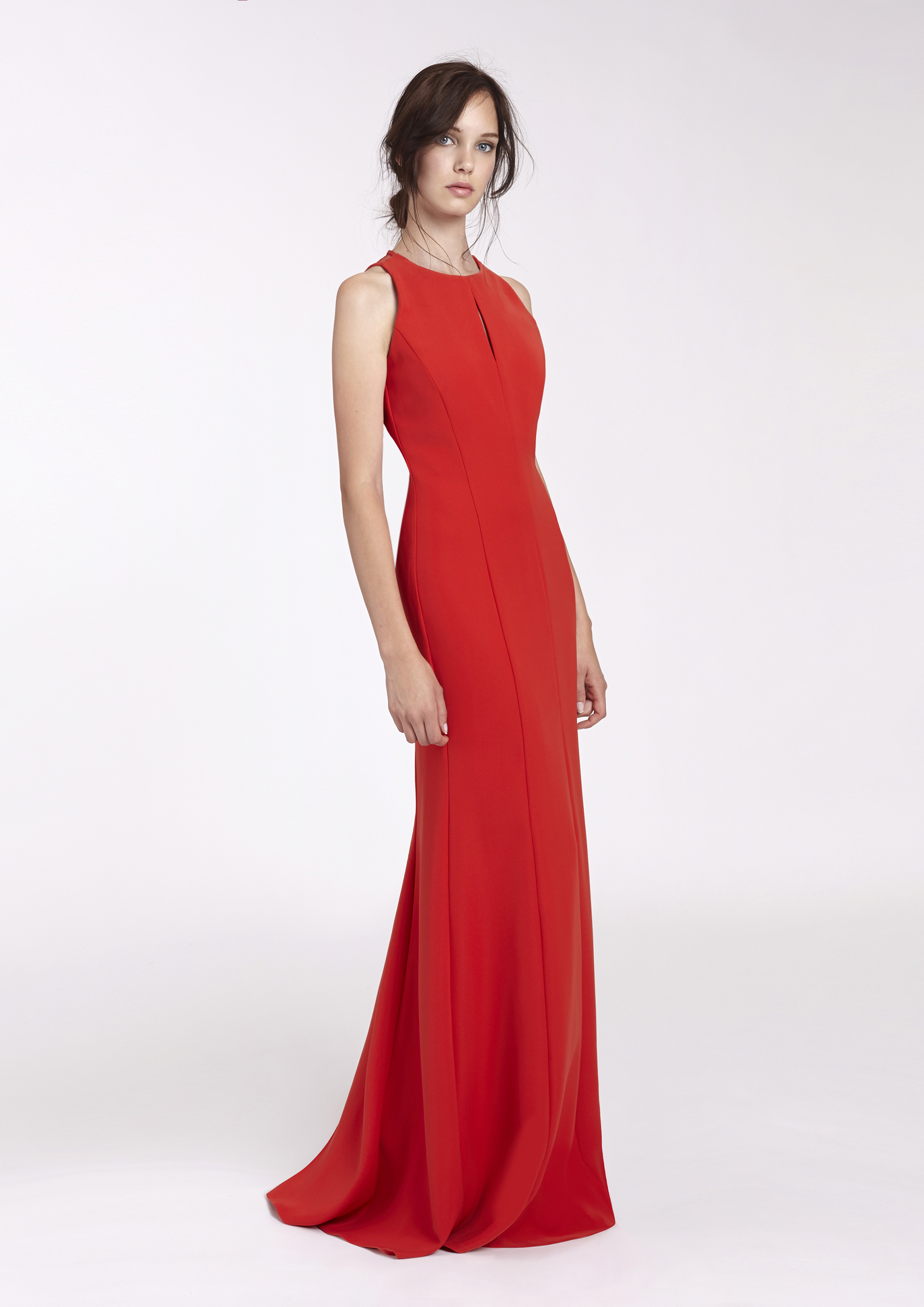 Vestido largo rojo