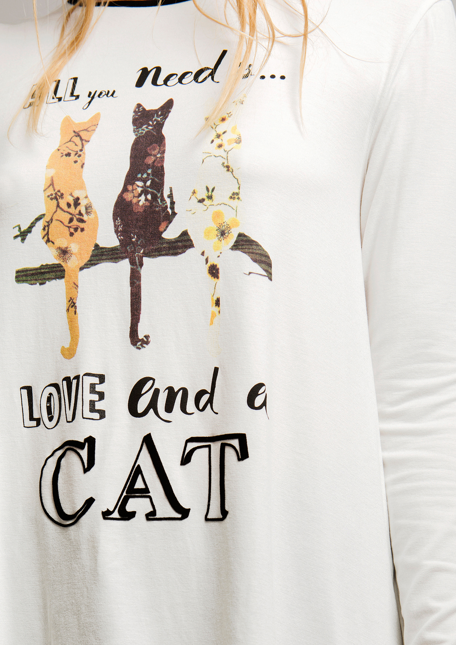 Cat print Tshirt