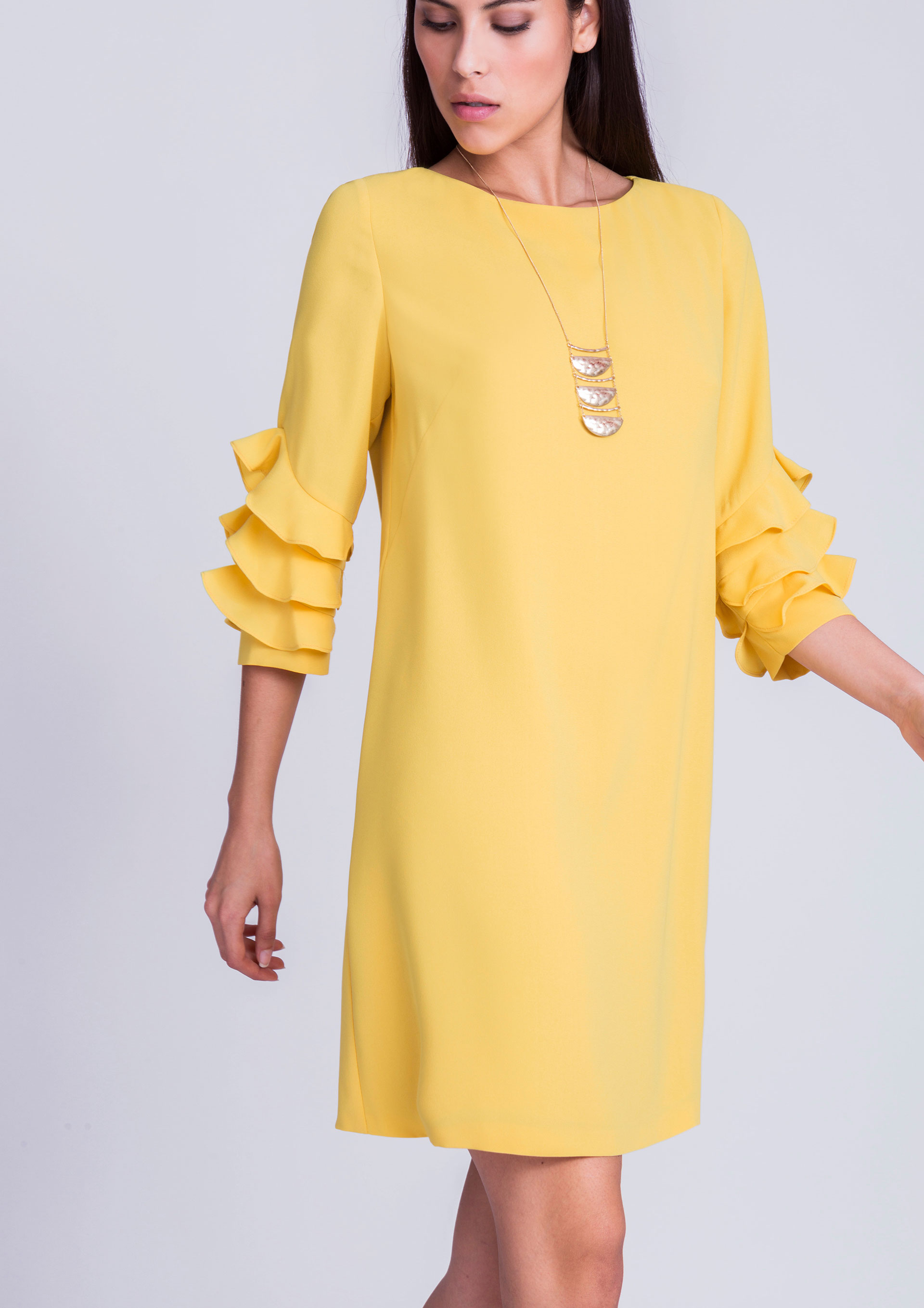 frock frill sleeves