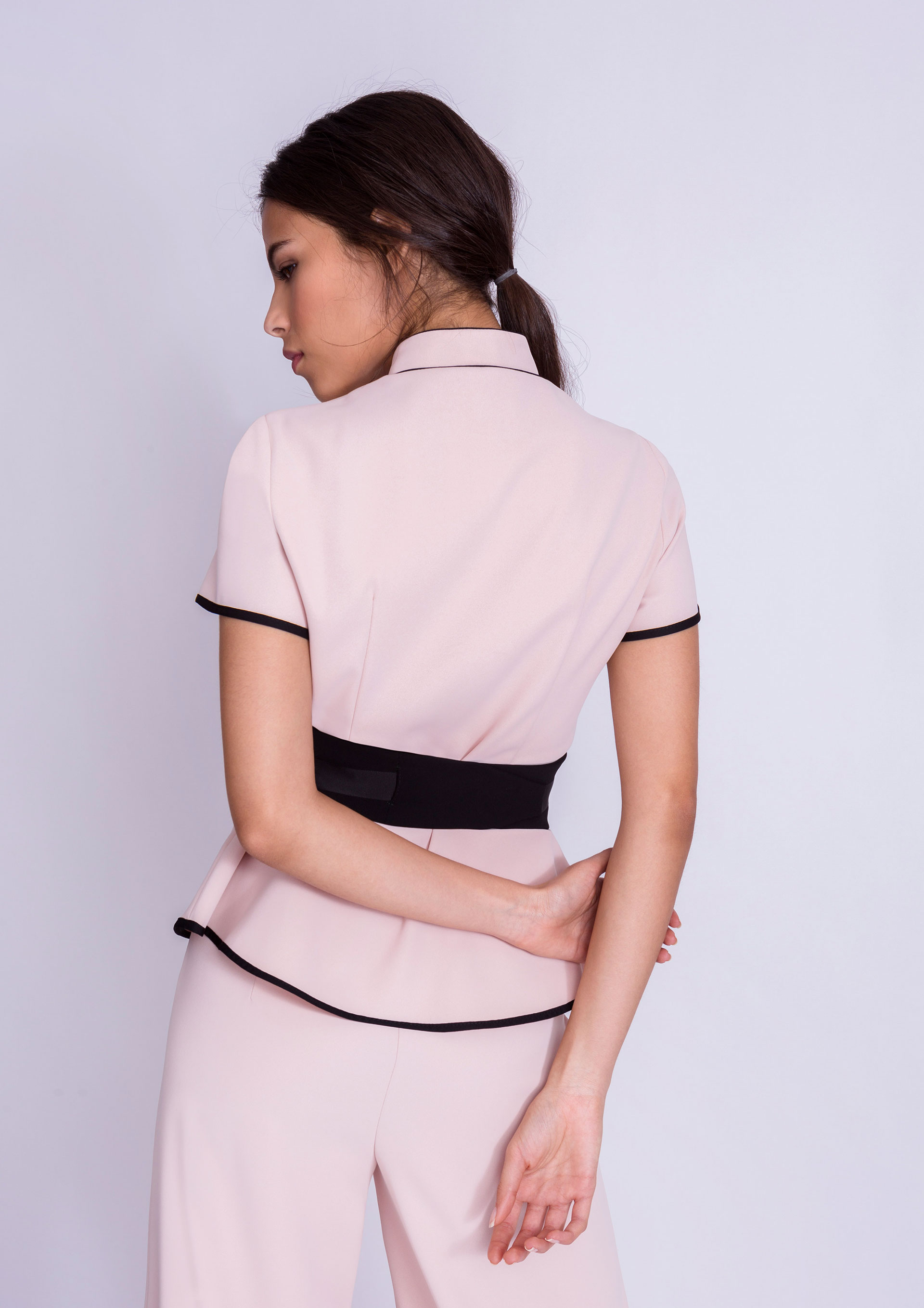 Orientalstyle pink top