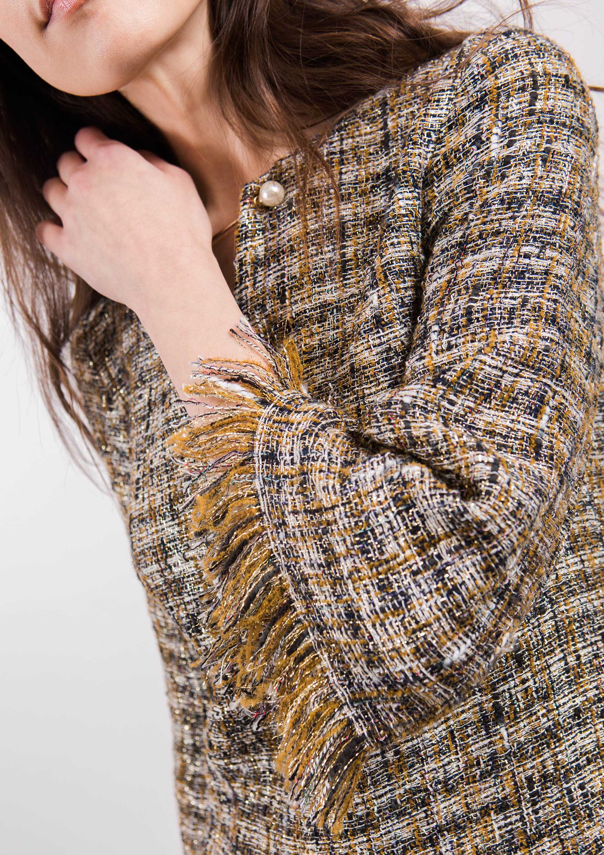 frayed tweed