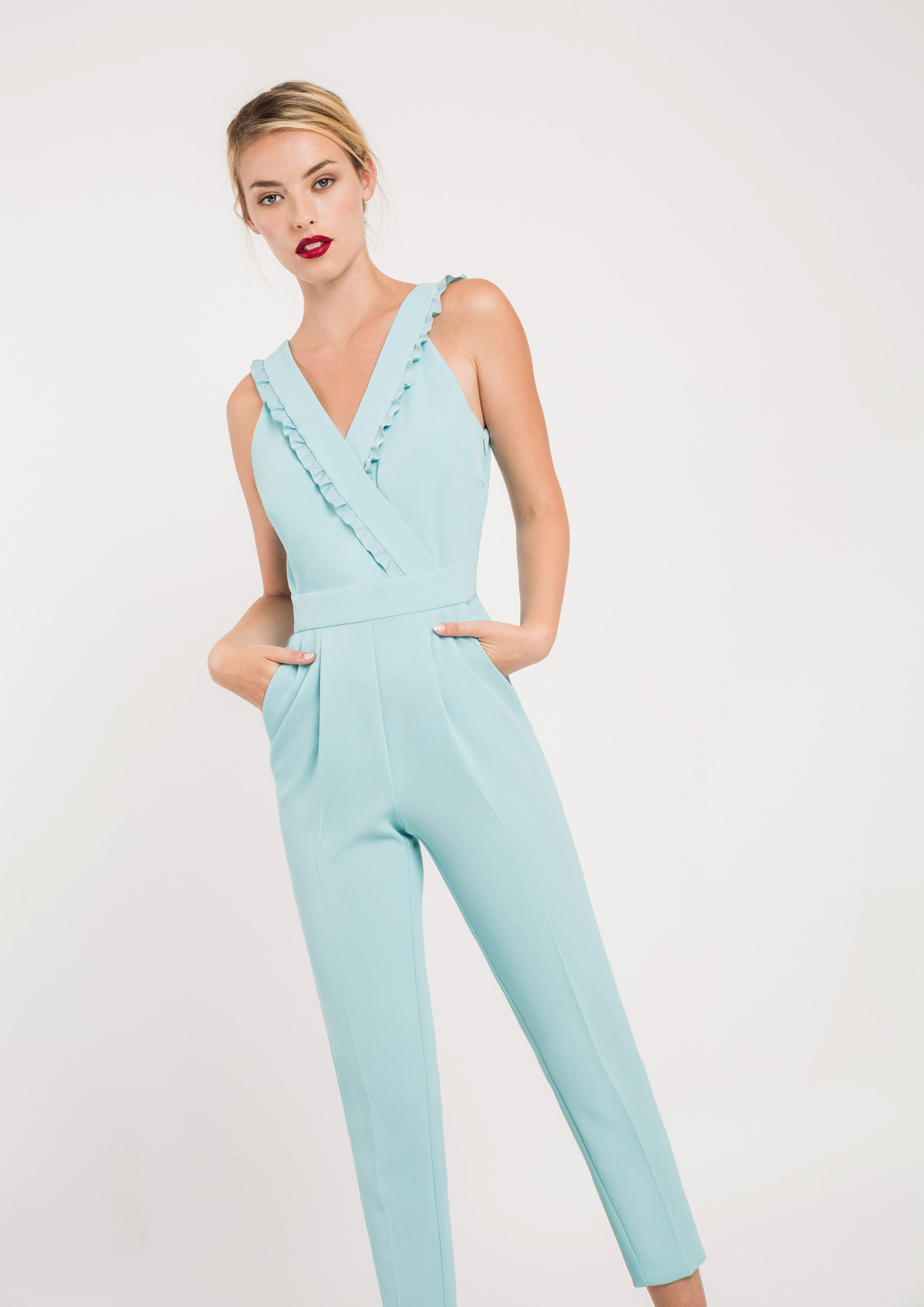 Long special occasion jumpsuit