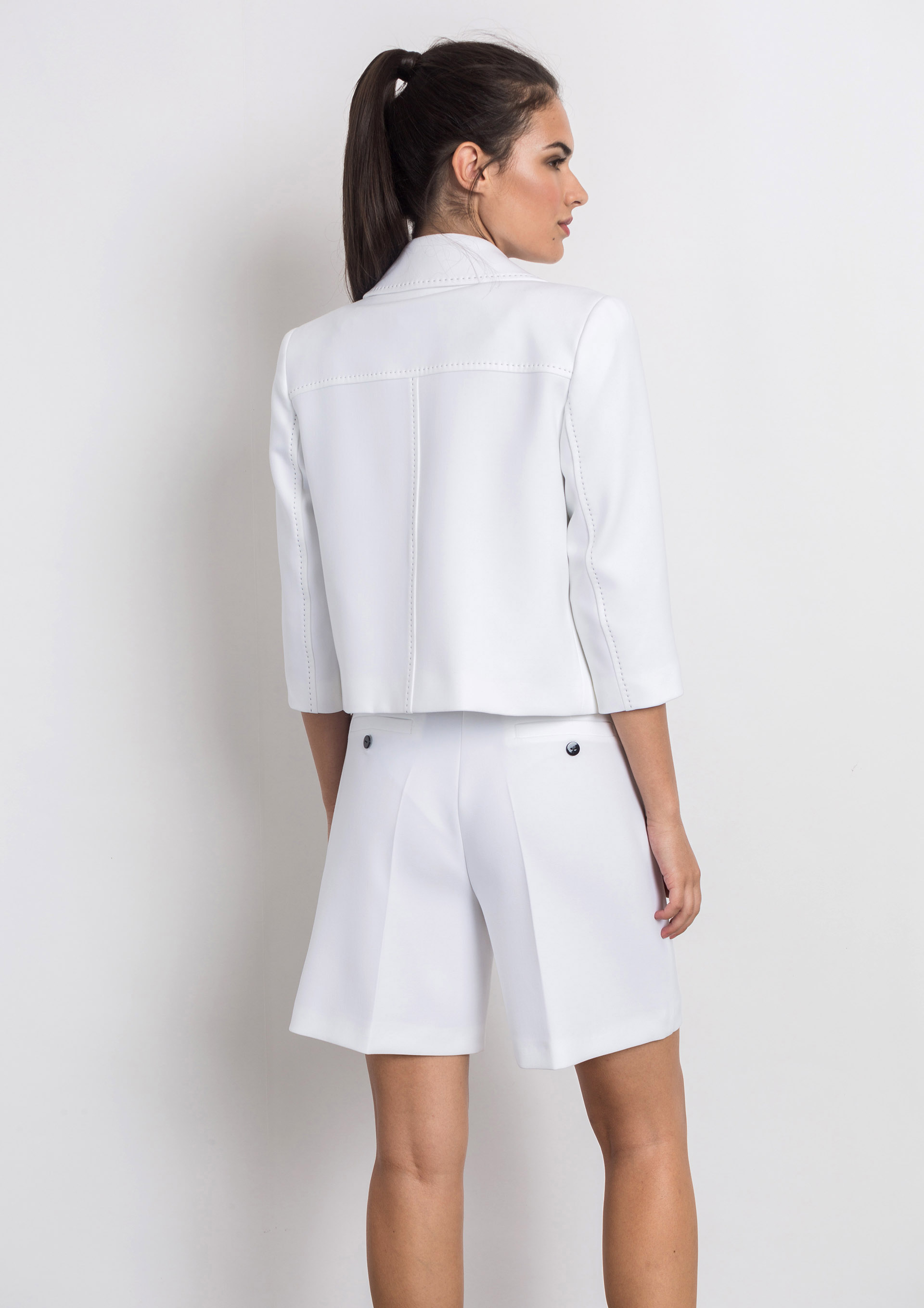 white summer jacket women's