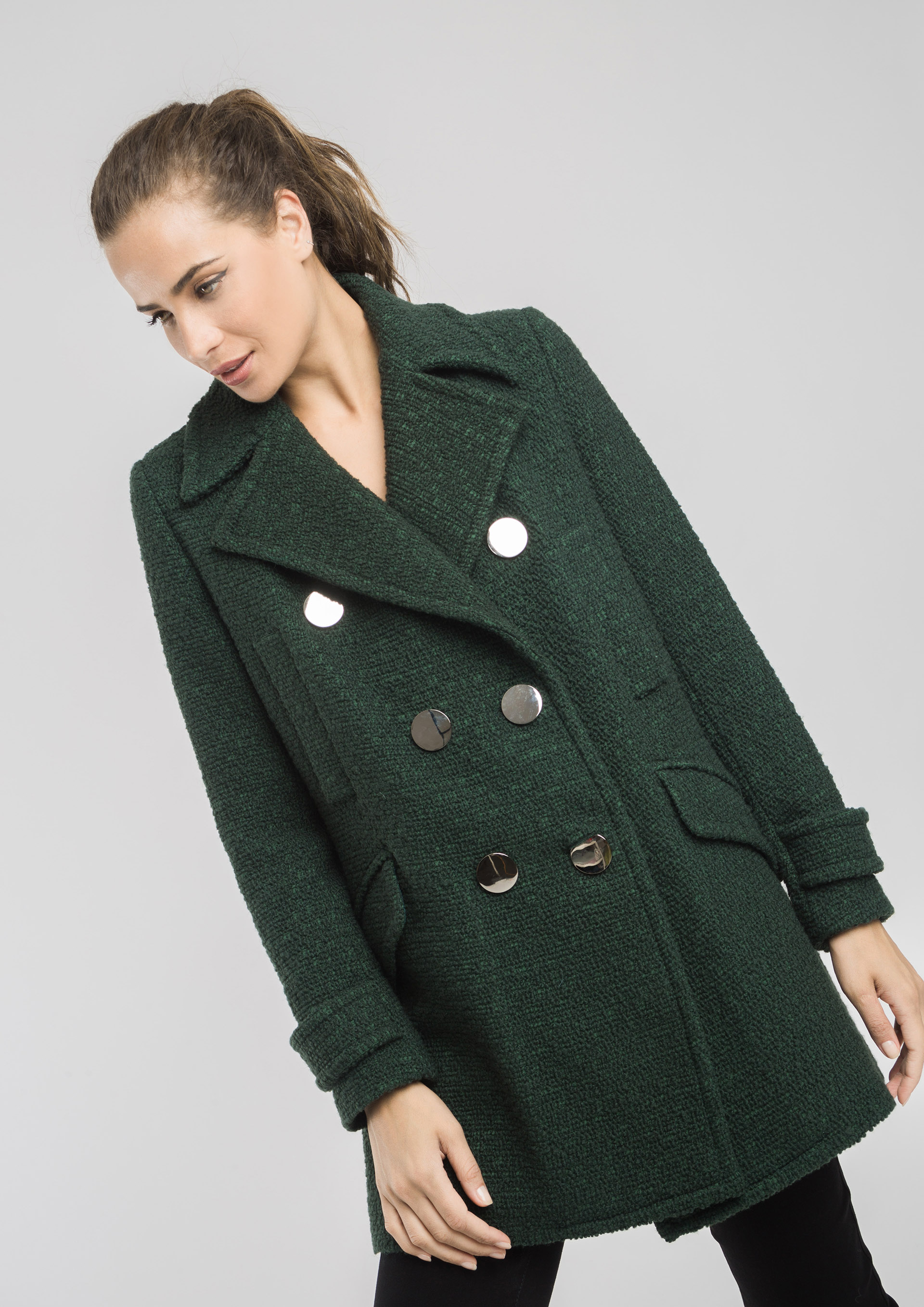 Green coat