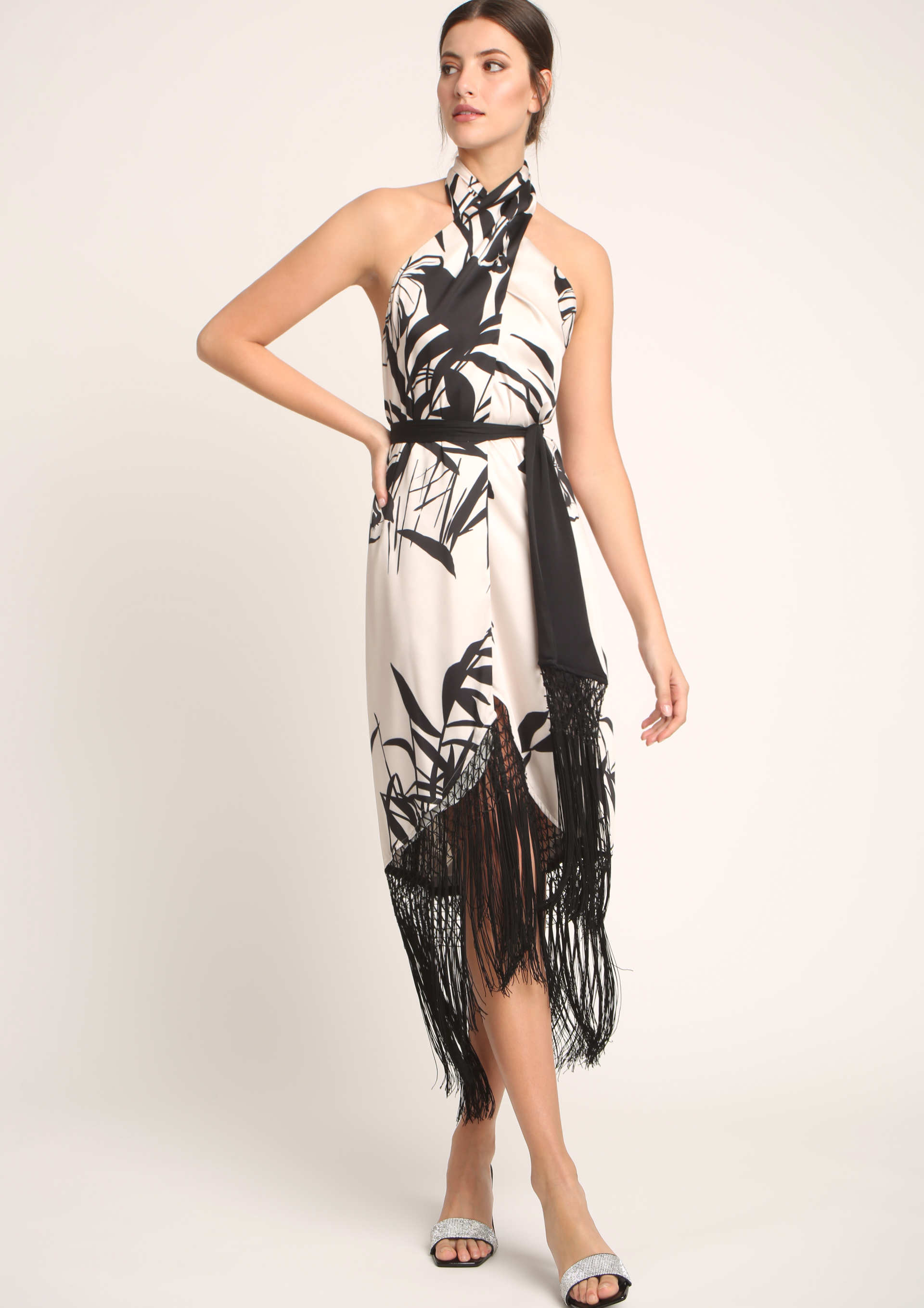 Special occasion wrap dress