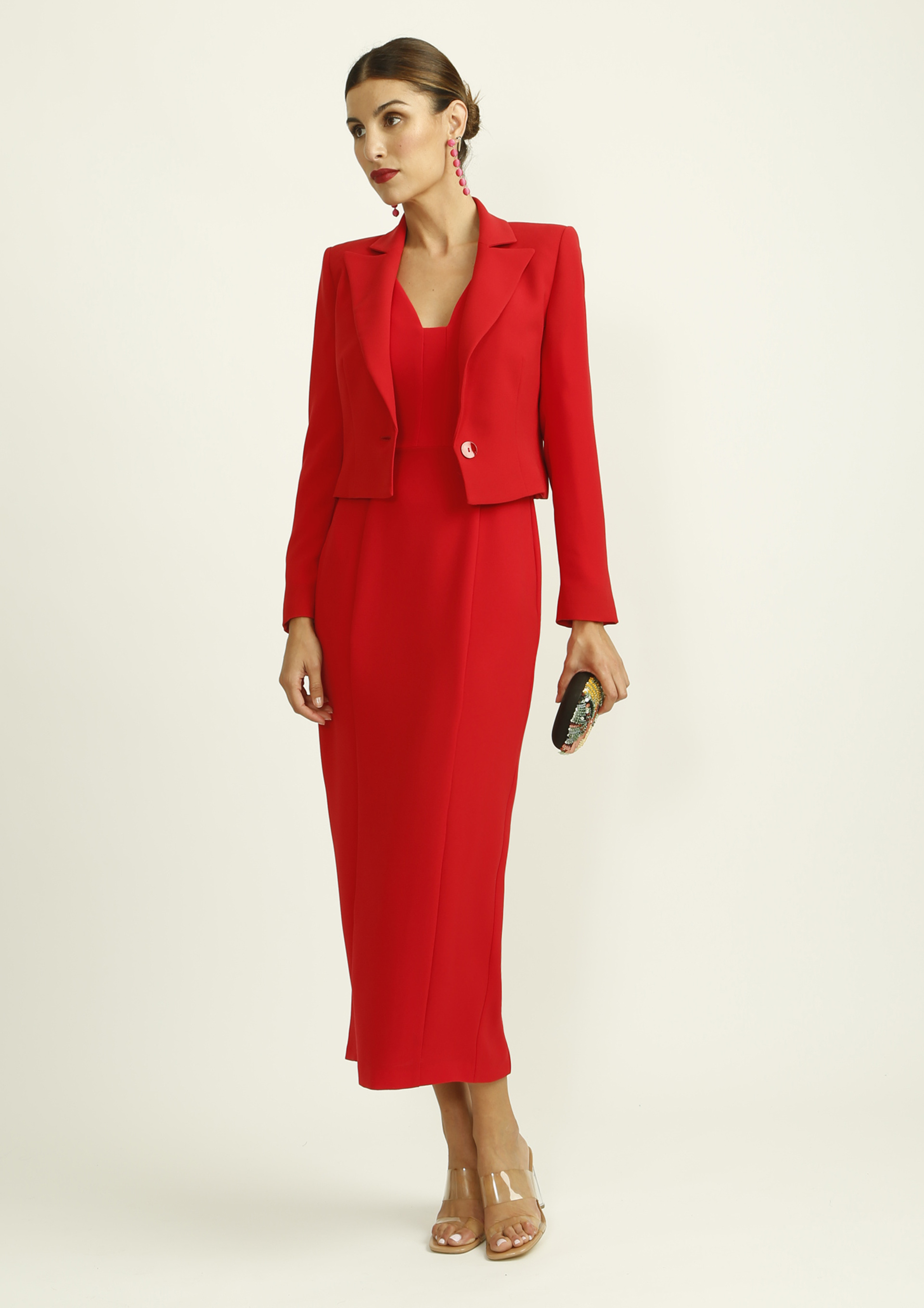 Chaqueta corta roja