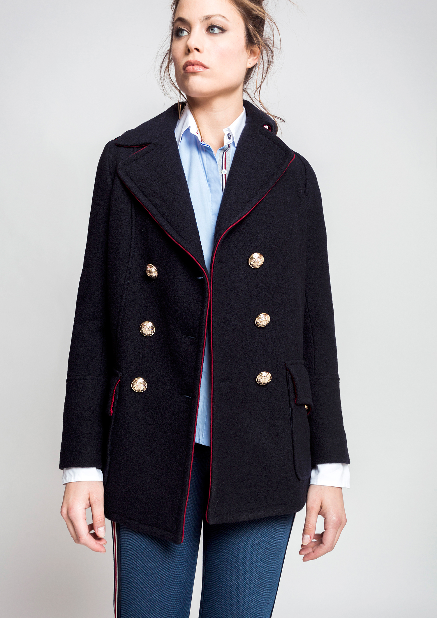 Chaquetón estilo militar