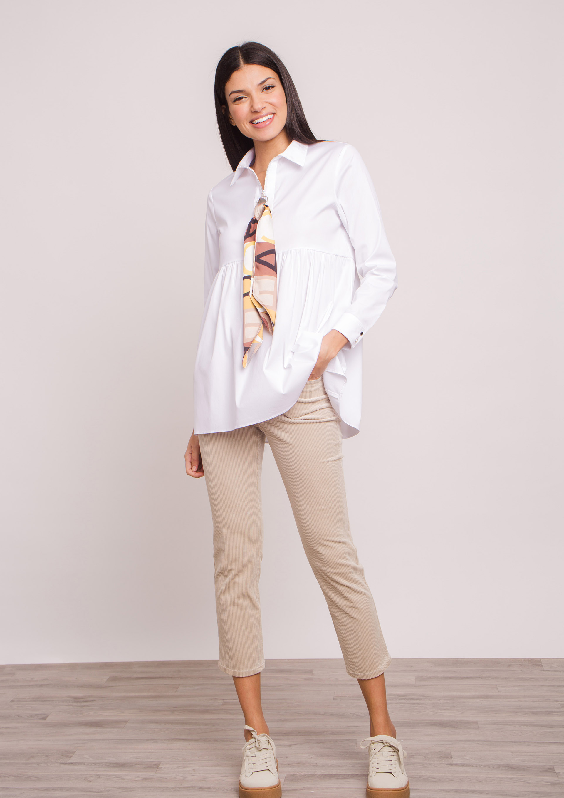 Pantal n de pana beige