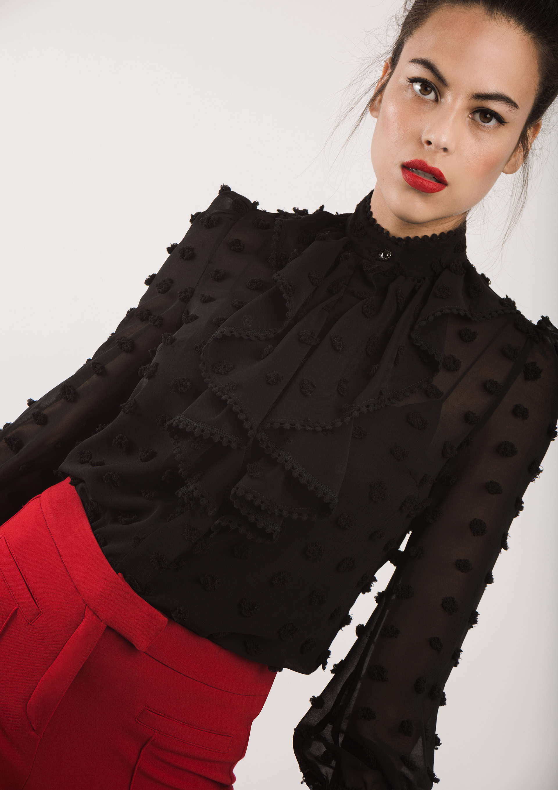 Camisa negra plumeti cheap