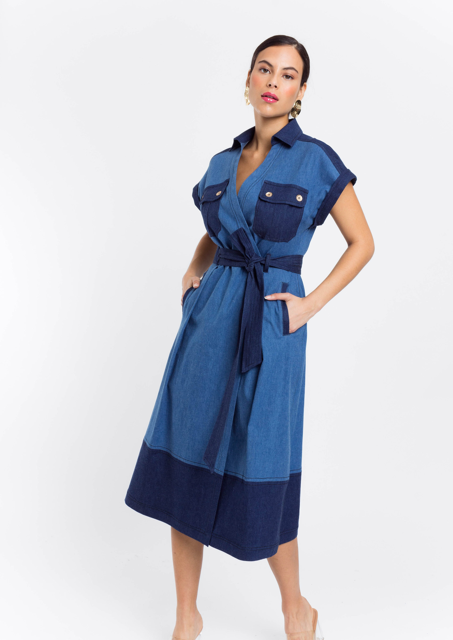 Vestidos combinados online