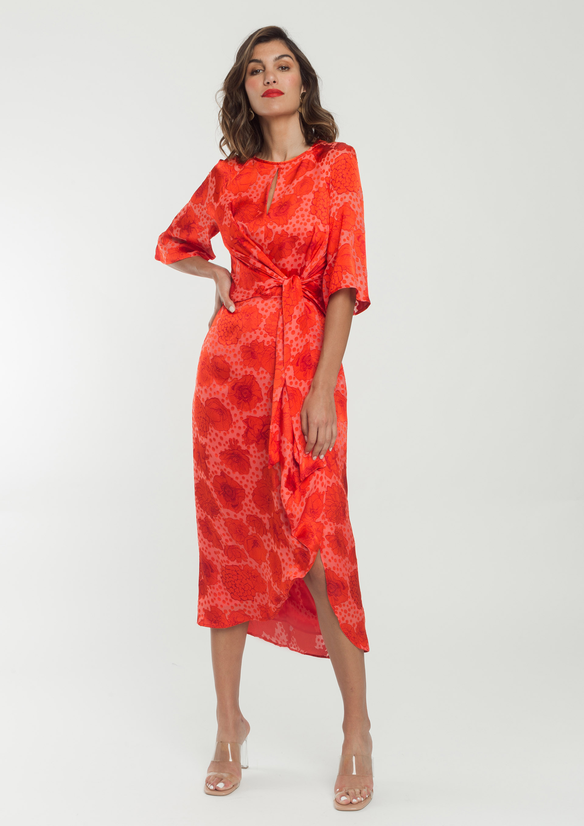 Satin finish dress hotsell