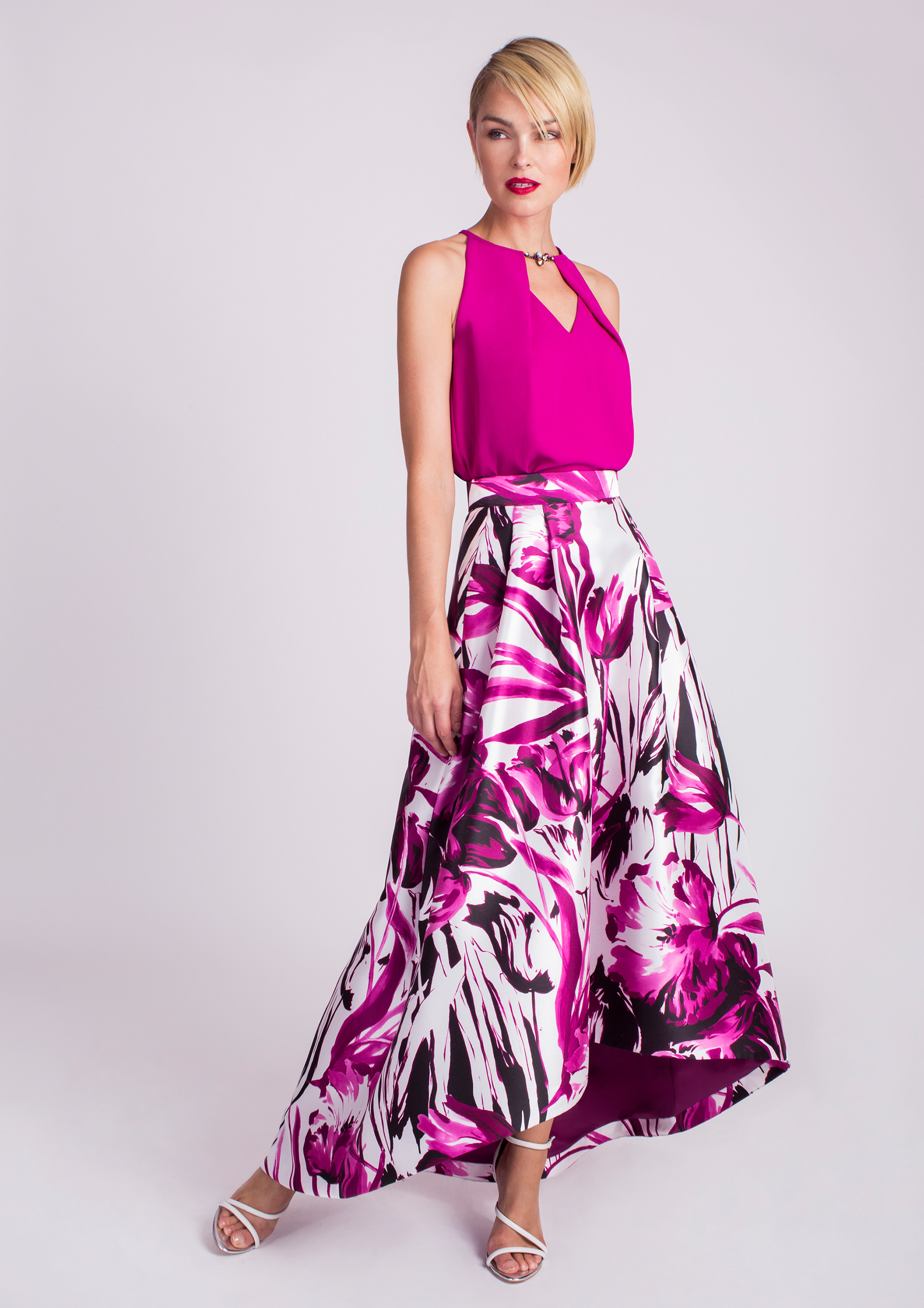 Special occasion printed skirt
