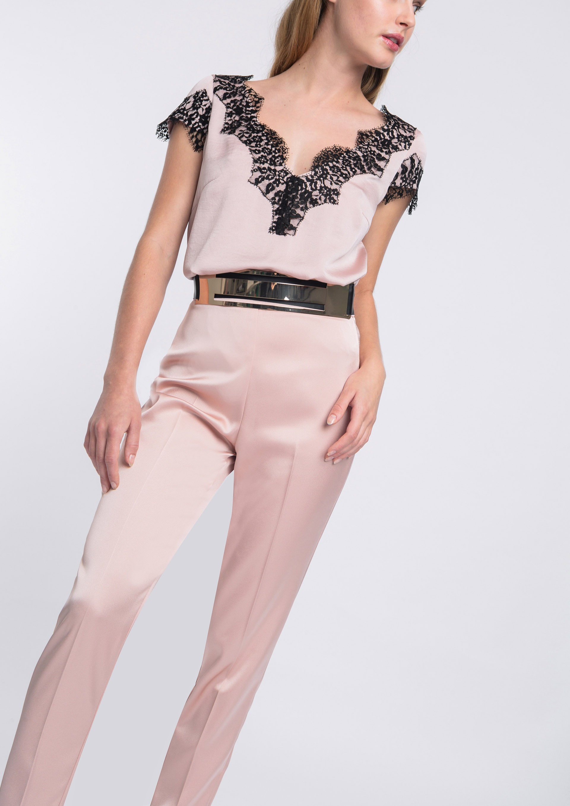 Pantalon de raso clearance