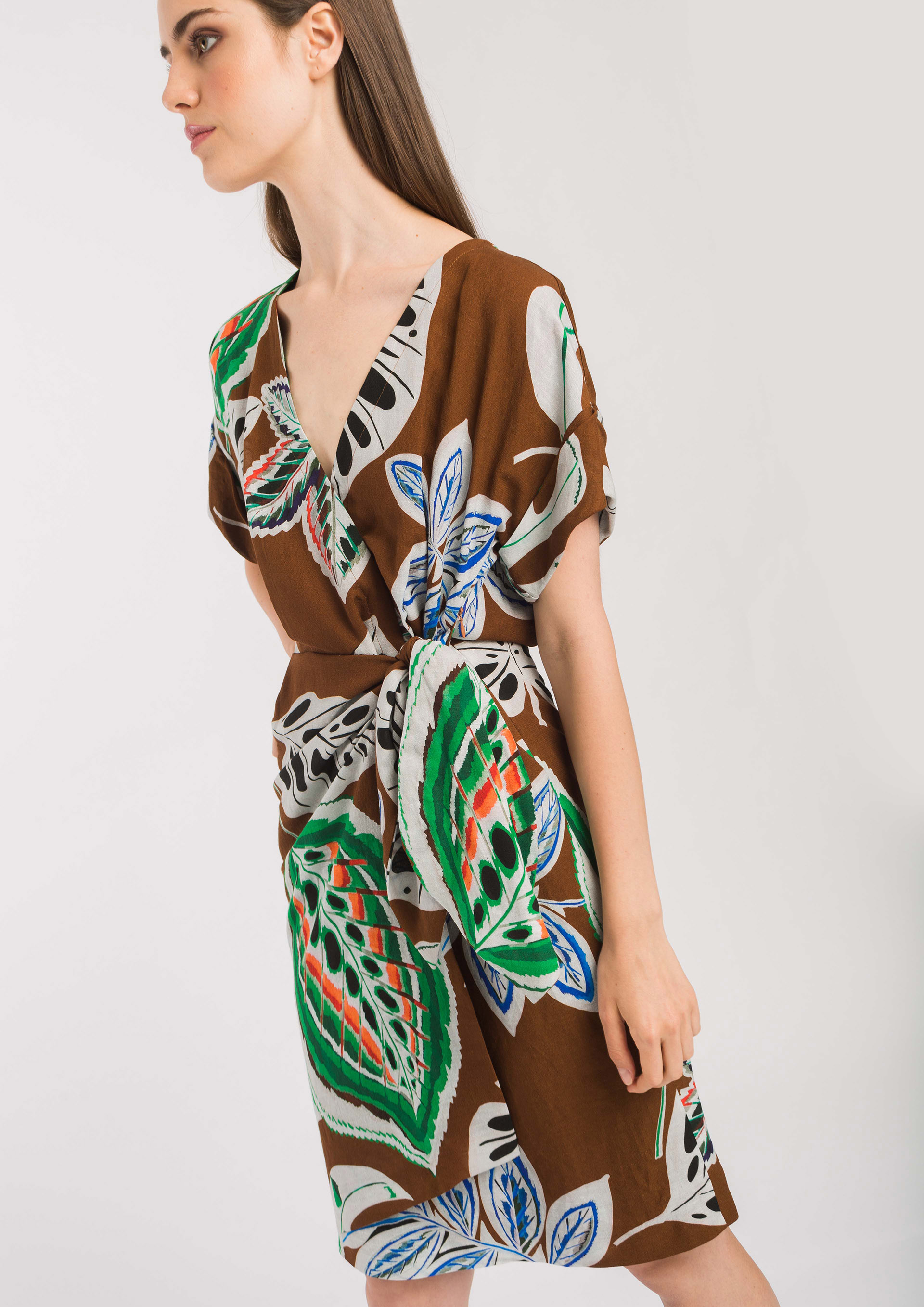 Vestido cropped hot sale bosque tropical