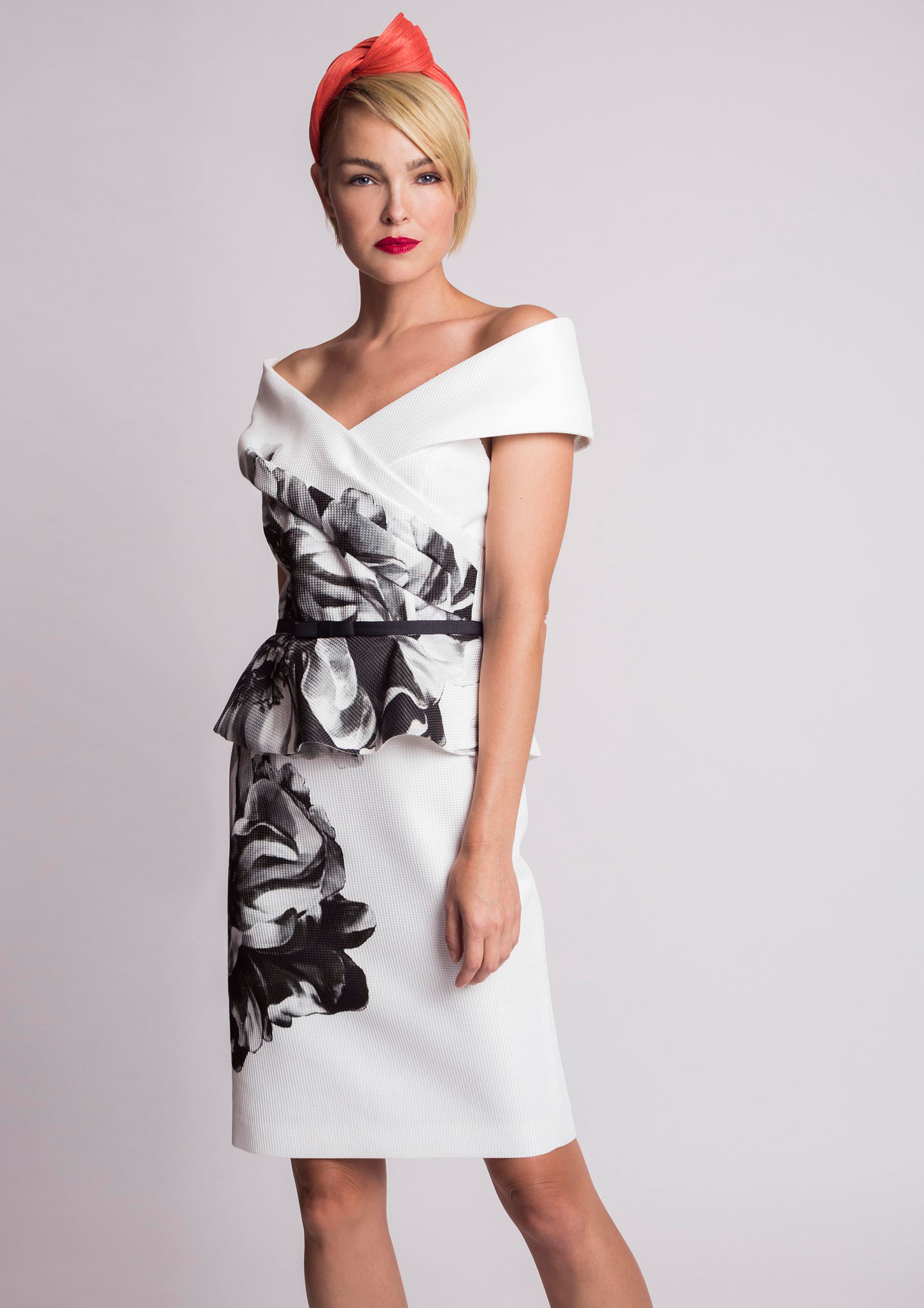 Printed cocktail dress