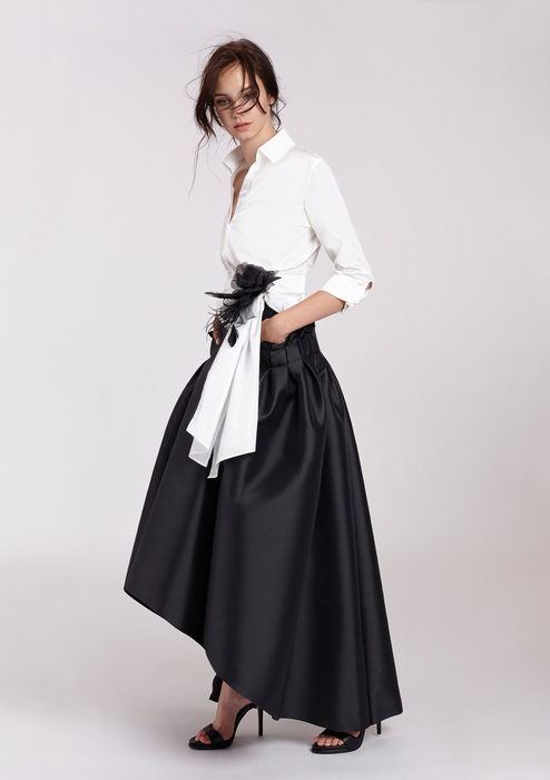 black evening skirt