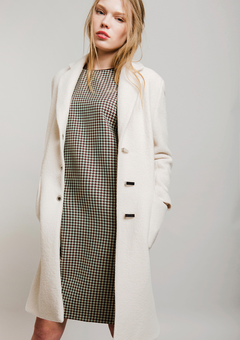 Ecru wool coat Clearance