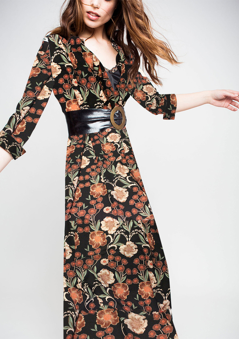 vestido camiseiro comprido