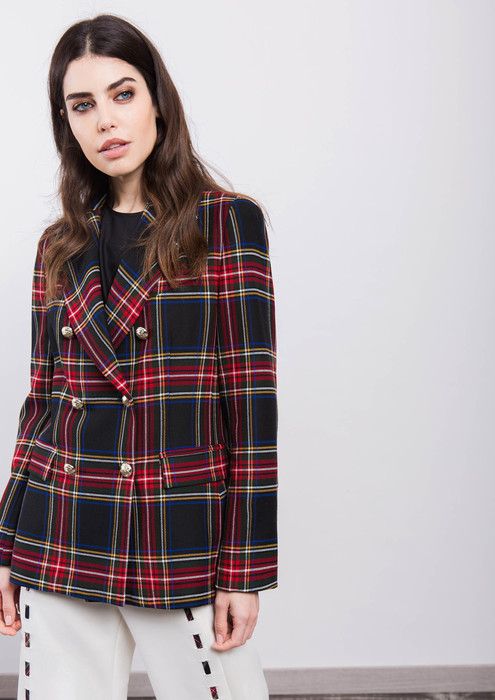 Tartan blazer