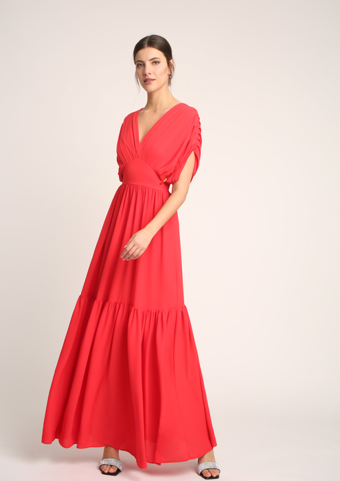 Vestido de fiesta largo rojo