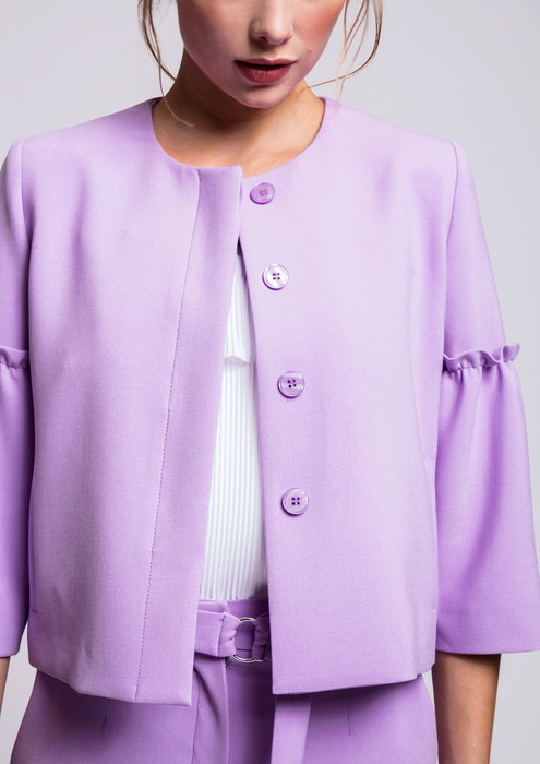 lilac short jacket