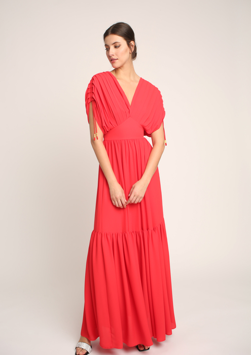 Vestido de fiesta largo rojo