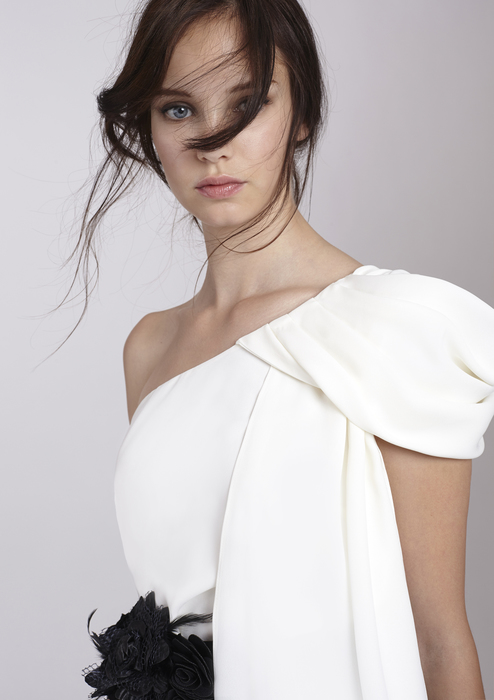 blusa asimetrica fiesta