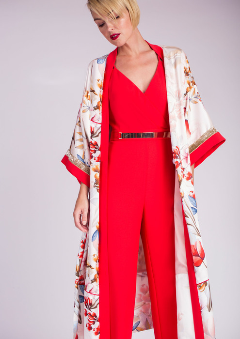 Kimono ALBA CONDE largo de gasa